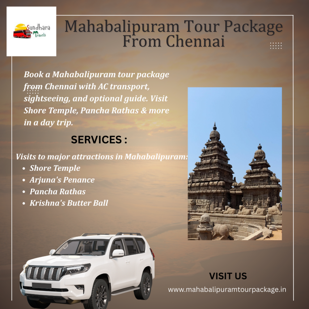 Mahabalipuram Tour Package From Chennai – Book Your Perfect One Day Trip