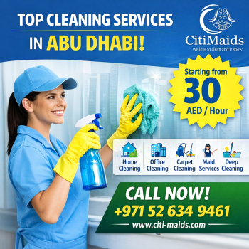 Home Cleaning Services Abu Dhabi – Reliable, Affordable & Professional Cleaners