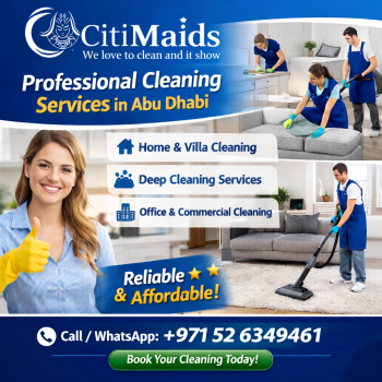 Deep Cleaning Services Abu Dhabi – Professional, Thorough & Hygienic Cleaning