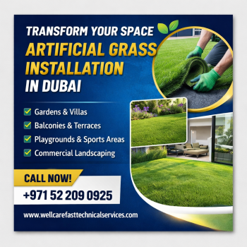 Artificial Grass Installation Dubai | Professional Turf Installation Services