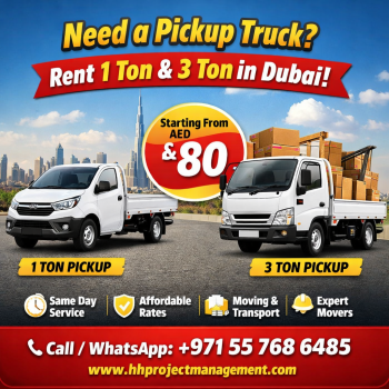 Moving and Transport Company Dubai | 24/7 Pickup & Shifting