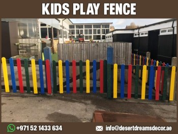 Kids Play Wooden Fences Al Ain | Swimming Pool Fences in Al Ain, Uae.