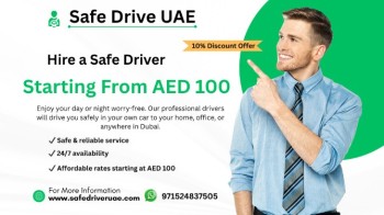 Hire a Safe Driver in Dubai Only 80 AED