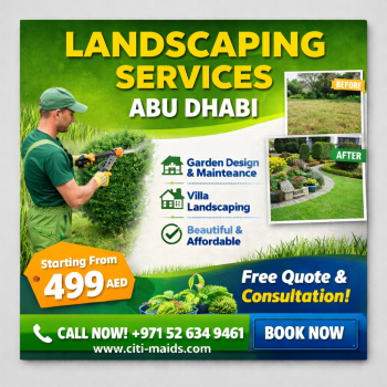 Landscaping Services Abu Dhabi | Garden Design & Maintenance Experts