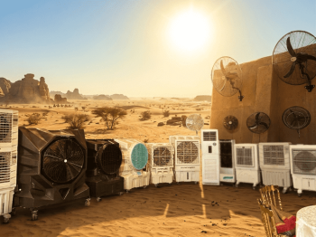 Industrial, Portable, Evaporative Air Cooler for sale and rental  Rental UAE