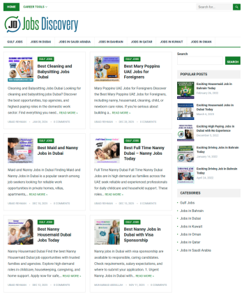 NewJobsDiscovery.com + @JobsDiscovery YouTube Channel