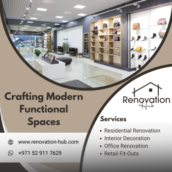 Retail Fit Out Jumeirah | Renovation Hub Dubai Retail Interior Experts