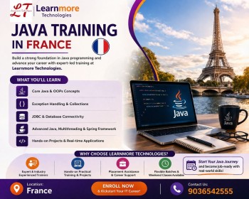 Java Training in France | Learnmore Technologies