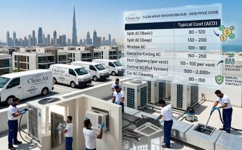 Best AC Cleaning Services in Dubai 2026 - Clean Air UaE