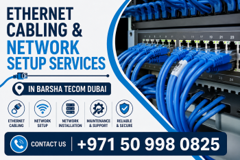 Villa & Apartment Internet Setup Services in Barsha & TECOM Dubai