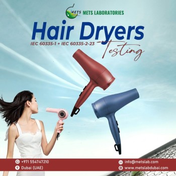 Hair Dryers Testing as per IEC 60335