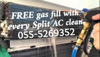 split ac gas free old