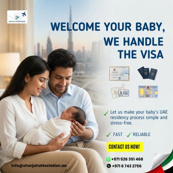 Baby Visa Made Simple in Sharjah – Call Now!
