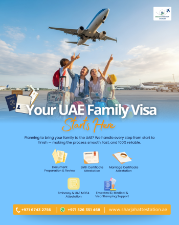 Your UAE Family Visa Services Start Here! Contact Now!