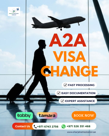 Smooth & Trusted Airport Visa Change Services in Sharjah