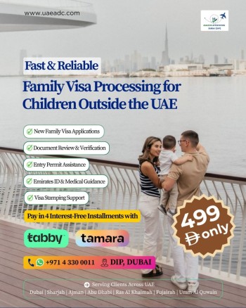 Quick & Hassle-Free Children Visa Services in Dubai!