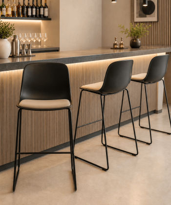 MONOBAR - UPHOLSTERED - Shell (Black)