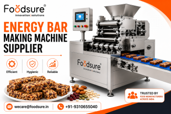 Energy Bar Making Machine Supplier in India | Foodsure