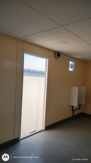 6 Meter Portable Toilet Cabin with Septic Tank — Ready to Install