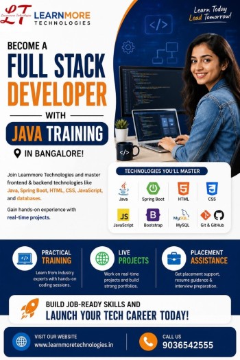 Become a Full Stack Developer with Java Training in Bangalore!