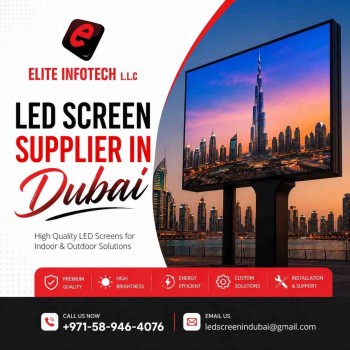 Best LED Screen Suppliers in Dubai for Events & Ads