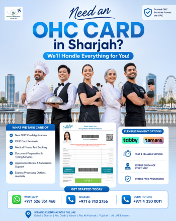 Need an OHC Card in Sharjah? We'll Handle Everything for You!