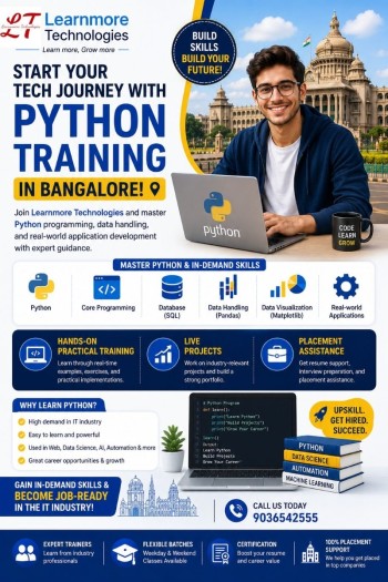 Start Your Tech Journey with Python Training in Bangalore!