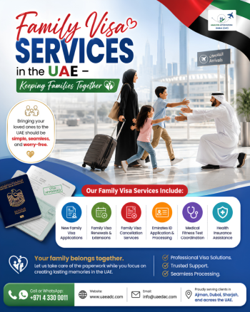 Fast, Reliable & Stress-Free Family Visa Services in Dubai, +971 4330 0011!