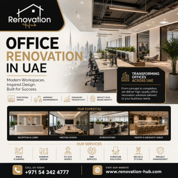 Top Office Renovation Company in UAE | Office Fit-Out Experts