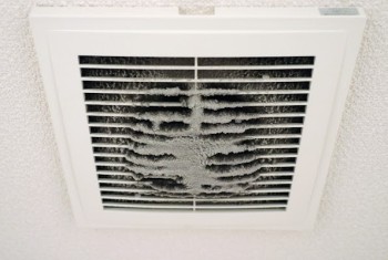 exhaust fan toilet dust