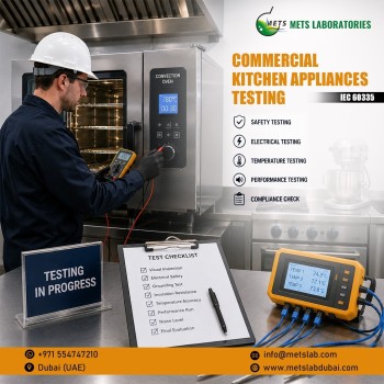 Commercial Kitchen Appliances Testing