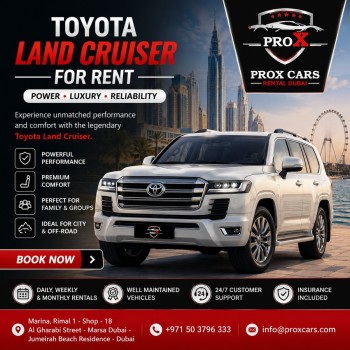 Toyota Land Cruiser for Rent | Prox Cars