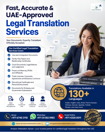 Your Trusted Partner for Certified Legal Translation in the UAE