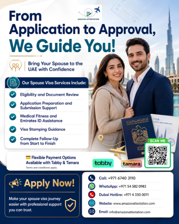 Spouse Ajman Visa 19,7,26 UAE Spouse Visa Support You Can Trust