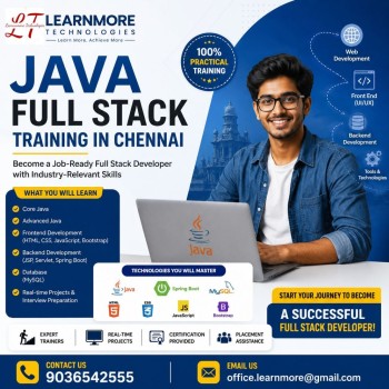 Java Full Stack Training in Chennai - Learnmore Technologies