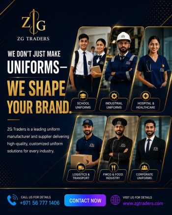 Industrial Uniform Supplier in Dubai | Zg Traders | Bulk Order is also Acceptable