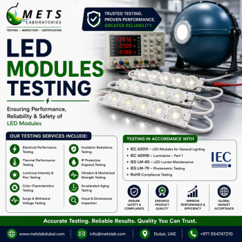 LED Modules Testing Services
