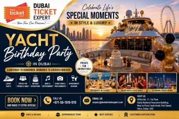 Book a Premium Yacht Birthday Party for an Unforgettable Dubai Celebration – DubaiTicketExpert