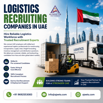 Logistics Recruiting Companies in UAE – Hire Reliable Logistics Workforce with AJEETS