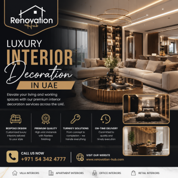 Luxury Home Interior Decoration in UAE | Custom Design Solutions