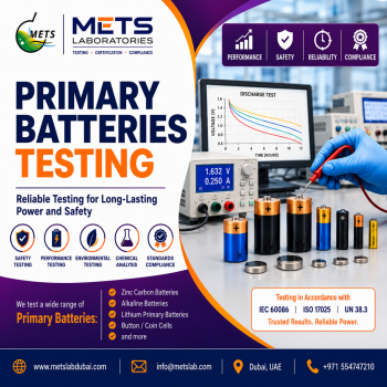 Primary Batteries Testing Services