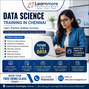 Data Science Training in Chennai - Learnmore Technologies