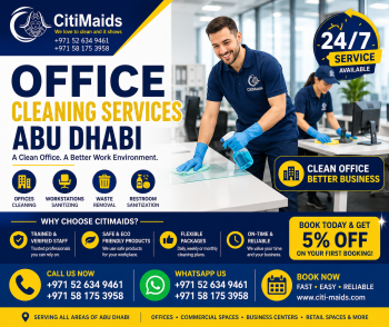 Office Cleaning Services Al Reem Island Abu Dhabi - Professional Office Cleaners