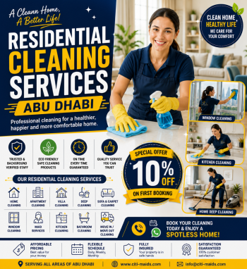 Reliable Apartment Cleaners Abu Dhabi - Expert Home Cleaning Solutions