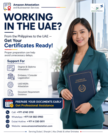 Philippine Certificate Attestation in UAE - Degree & Diploma Attestation