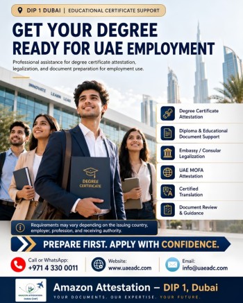 Get Your Degree Certificate Ready for UAE Employment