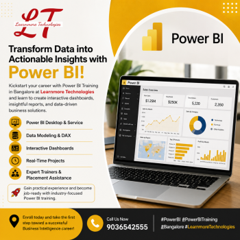 Power BI Training in Bangalore | Learnmore Technologies