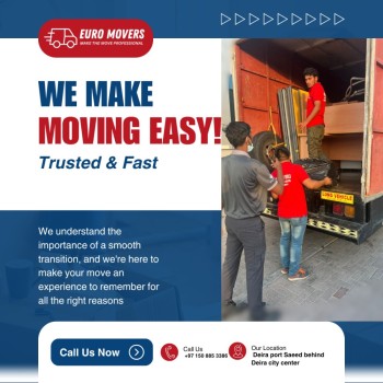 Movers and Packers in Sharjah - 0508853386