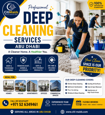 Deep Cleaning Services Abu Dhabi | Expert  Deep Cleaners