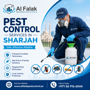 هل تحتاج إلى خدمات موثوقة لمكافحة الآفات في الشارقة؟ اختر Al Falak